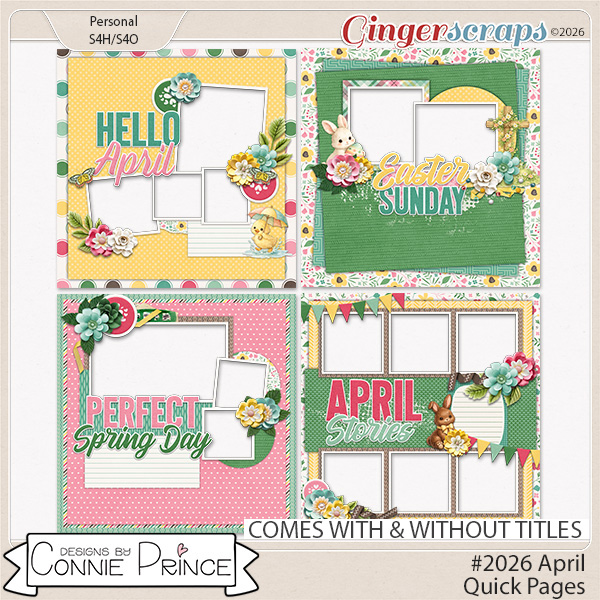 #2026 April - Quick Pages by Connie Prince
