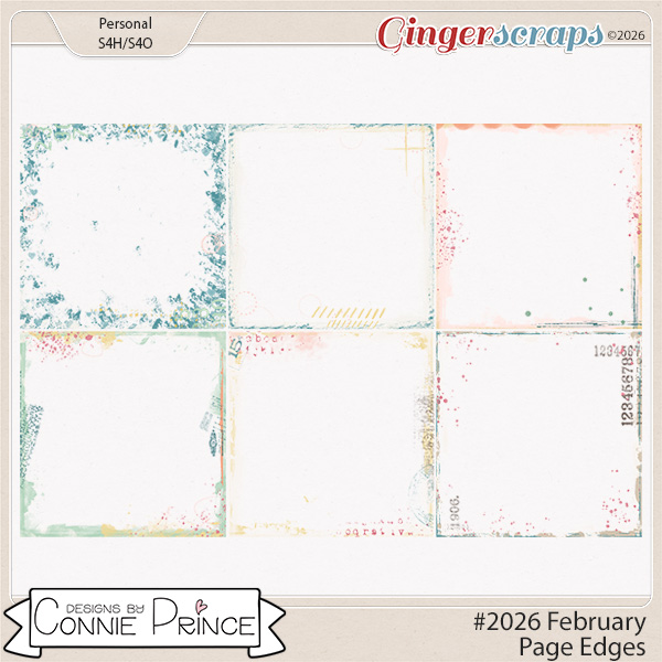 #2026 February - Page Edges by Connie Prince