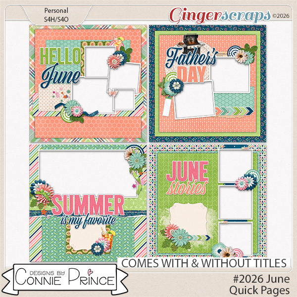 #2026 June - Quick Pages by Connie Prince