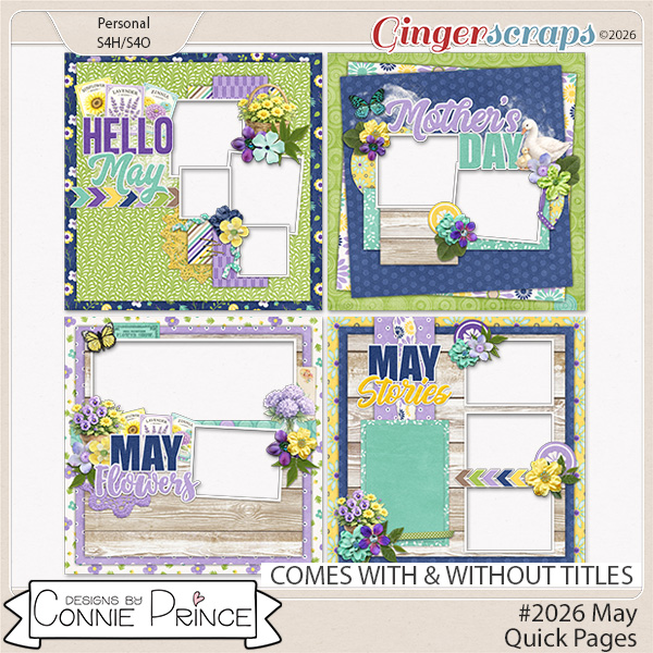 #2026 May - Quick Pages by Connie Prince