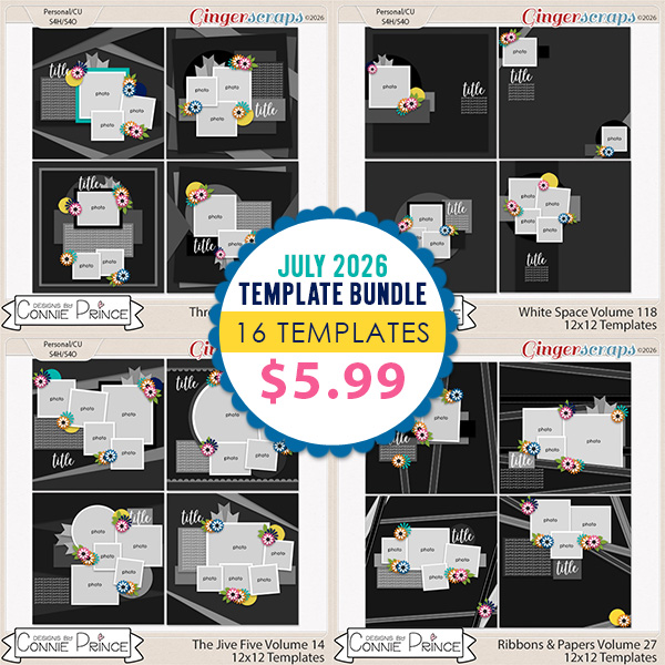 July 2026 Template Bundle by Connie Prince