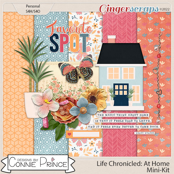 Life Chronicled: At Home - MiniKit by Connie Prince