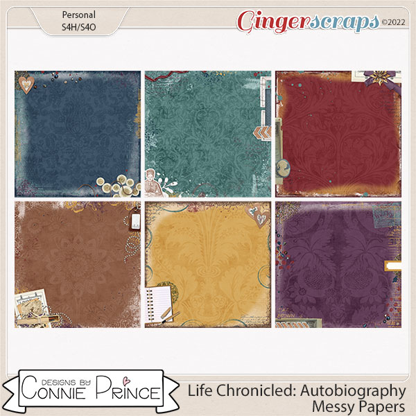 Life Chronicled: Autobiography - Messy Papers by Connie Prince