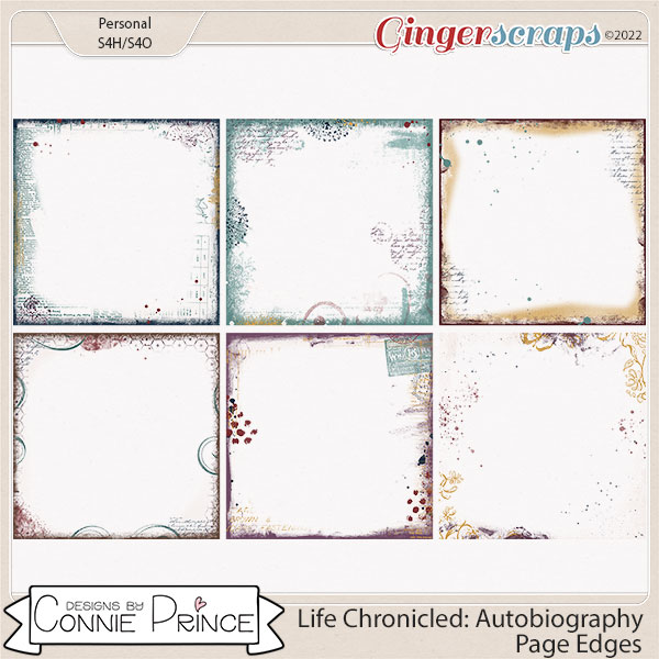 Life Chronicled: Autobiography - Page Edges by Connie Prince