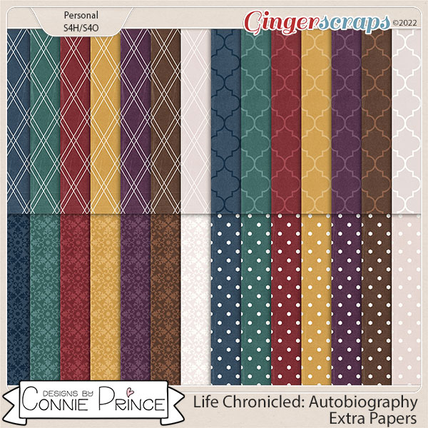 Life Chronicled: Autobiography - Extra Papers by Connie Prince