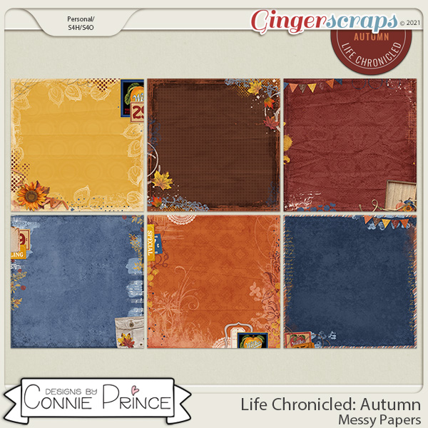 Life Chronicled: Autumn - Messy Papers by Connie Prince