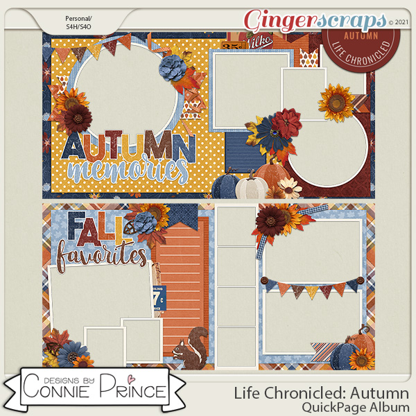 Life Chronicled: Autumn - Quick Pages by Connie Prince
