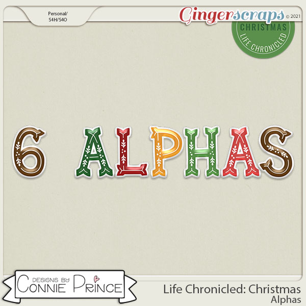 Life Chronicled: Christmas - Alpha Pack AddOn by Connie Prince