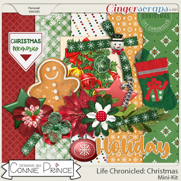 Life Chronicled - Christmas MiniKit by Connie Prince