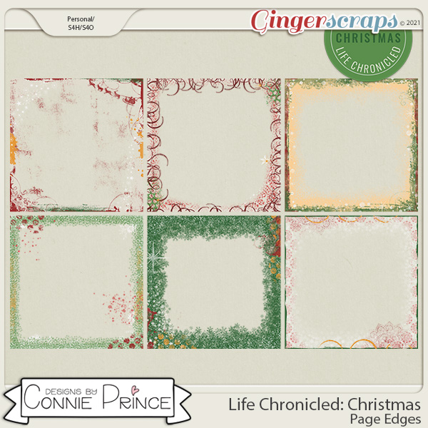 Life Chronicled: Christmas - Page Edges by Connie Prince