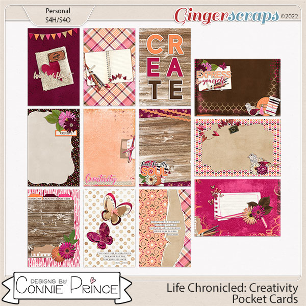 Life Chronicled: Creativity - Pocket Cards by Connie Prince