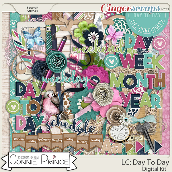 Life Chronicled: Day To Day - Kit by Connie Prince