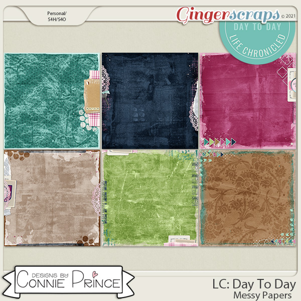 Life Chronicled: Day To Day - Messy Papers by Connie Prince