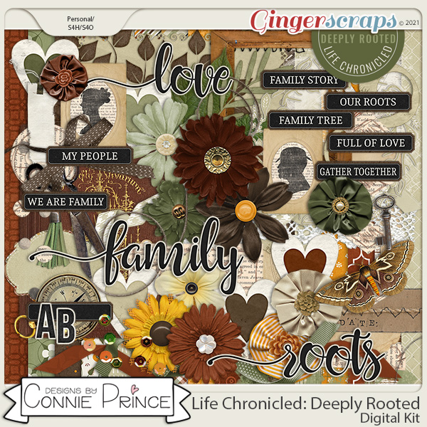 Life Chronicled: Deeply Rooted - Kit by Connie Prince