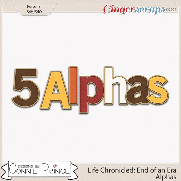 Life Chronicled: End Of An Era - Alpha Pack AddOn by Connie Prince
