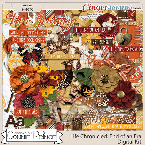 Life Chronicled: End Of An Era - Kit by Connie Prince