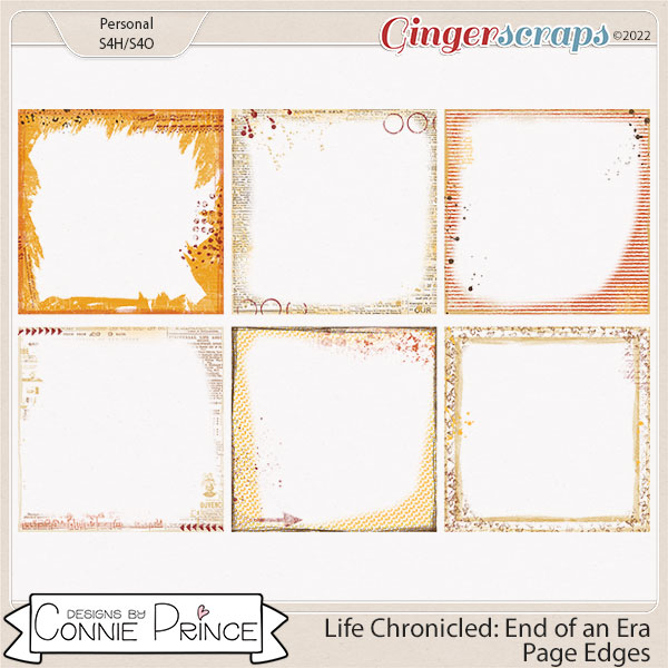 Life Chronicled: End Of An Era - Page Edges by Connie Prince