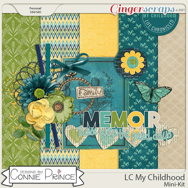 Life Chronicled: My Childhood - MiniKit by Connie Prince