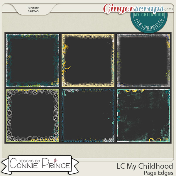 Life Chronicled: My Childhood - Page Edges by Connie Prince