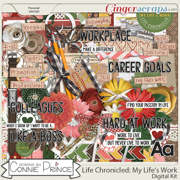 Life Chronicled: My Life's Work - Kit by Connie Prince