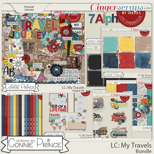 Life Chronicled: My Travels - Bundle by Connie Prince
