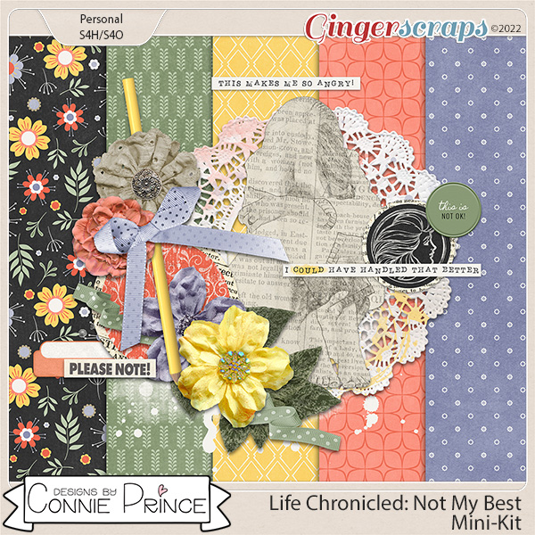 Life Chronicled Not My Best - MiniKit by Connie Prince