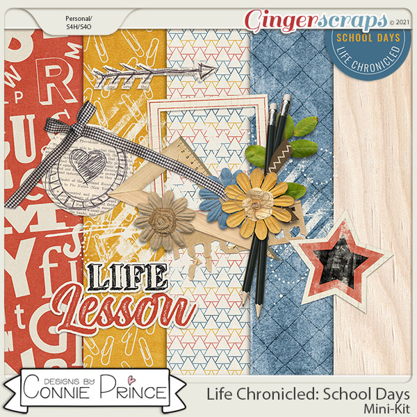 Life Chronicled: School Days - MiniKit by Connie Prince