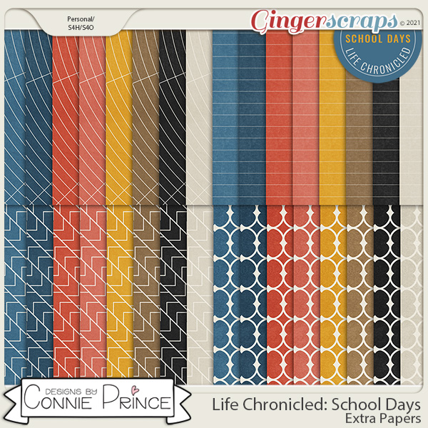 Life Chronicled: School Days - Extra Papers by Connie Prince