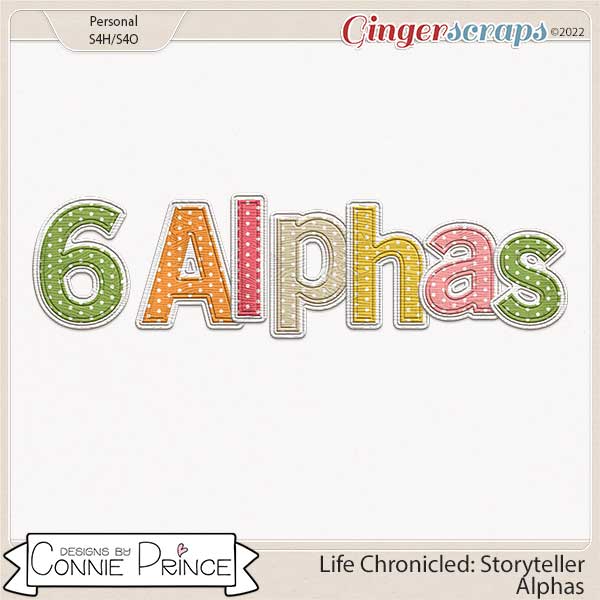 Life Chronicled: Storyteller - Alpha Pack AddOn by Connie Prince