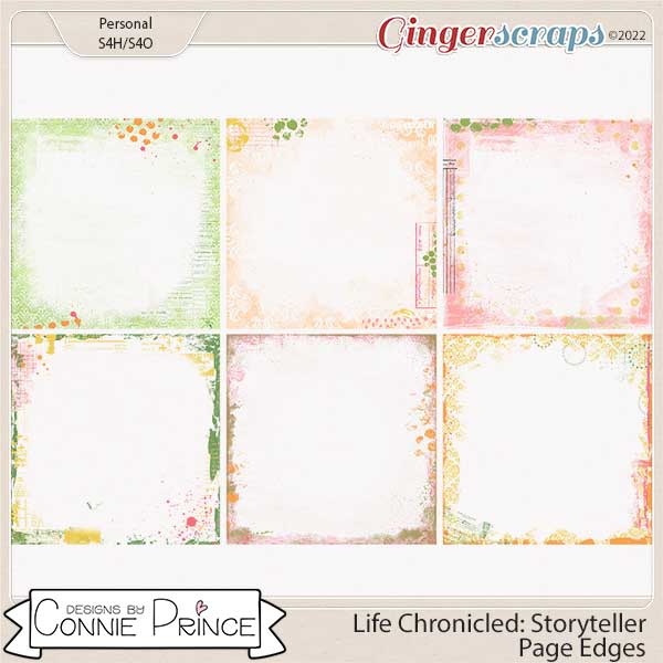Life Chronicled: Storyteller - Page Edges by Connie Prince