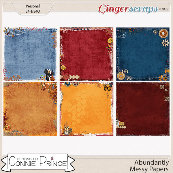 Abundantly - Messy Papers by Connie Prince
