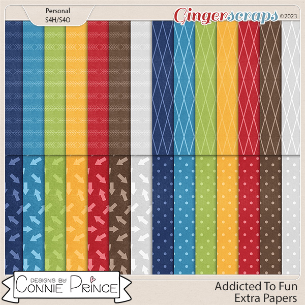 Addicted To Fun - Extra Papers by Connie Prince