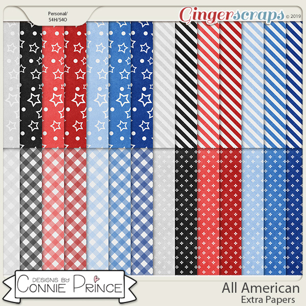 All American - Extra Papers by Connie Prince