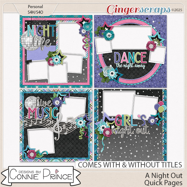 A Night Out - Quick Pages by Connie Prince