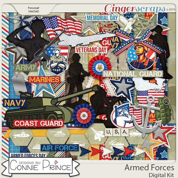 Armed Forces - Kit by Connie Prince