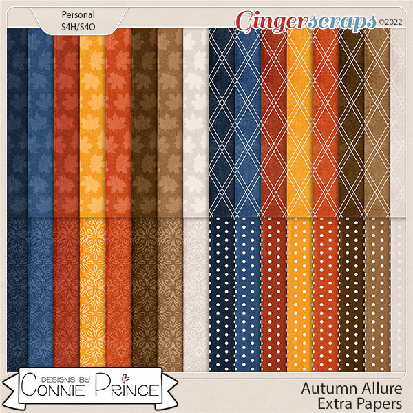 Autumn Allure - Extra Papers by Connie Prince