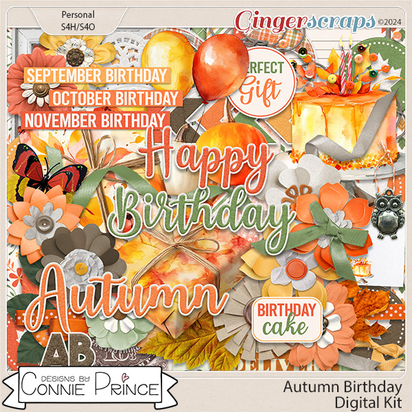 Autumn Birthday - Kit by Connie Prince