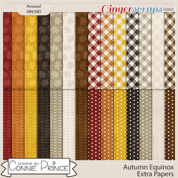 Autumn Equinox - Extra Papers by Connie Prince