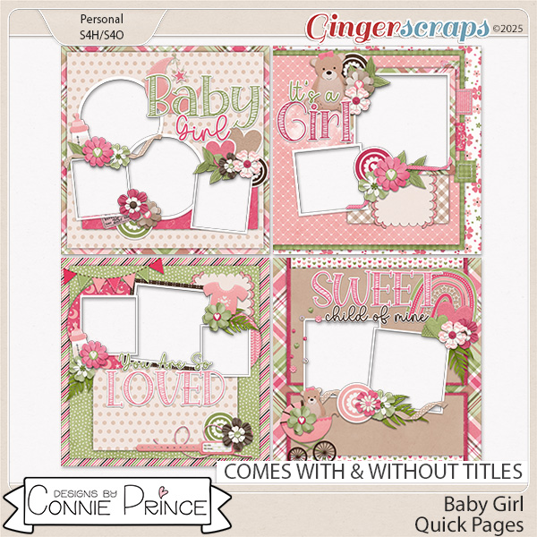 Baby Girl - Quick Pages by Connie Prince