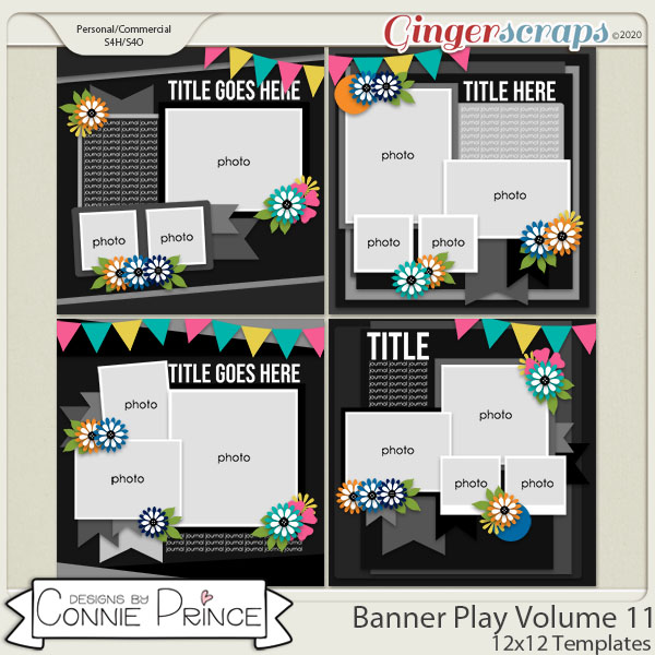 Banner Play Volume 11 - 12x12 Temps (CU Ok) by Connie Prince