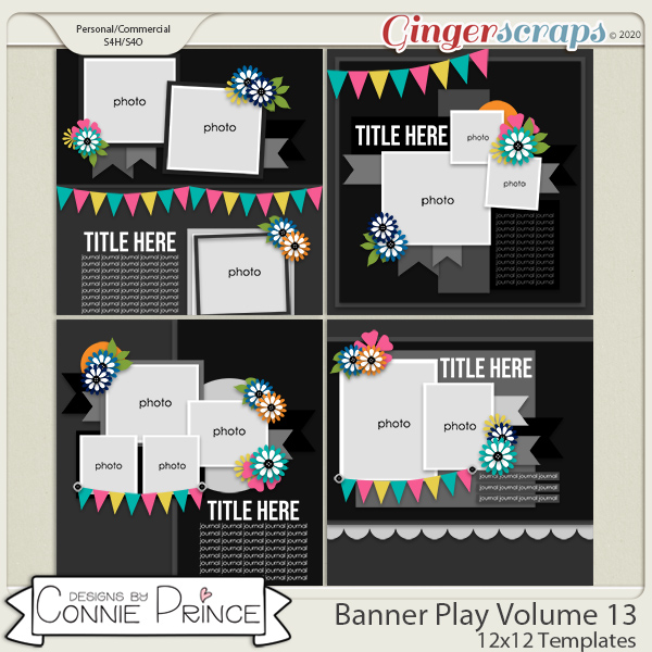 Banner Play Volume 13 - 12x12 Temps (CU Ok) by Connie Prince