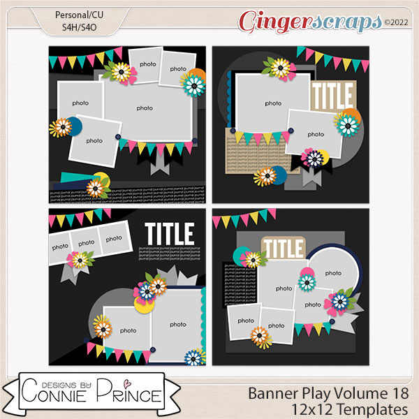 Banner Play Volume 18 - 12x12 Temps (CU Ok) by Connie Prince
