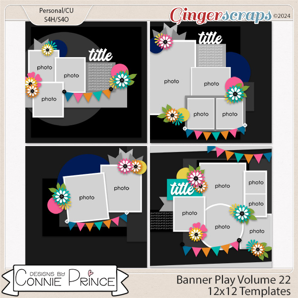 Banner Play Volume 22 - 12x12 Temps (CU Ok) by Connie Prince