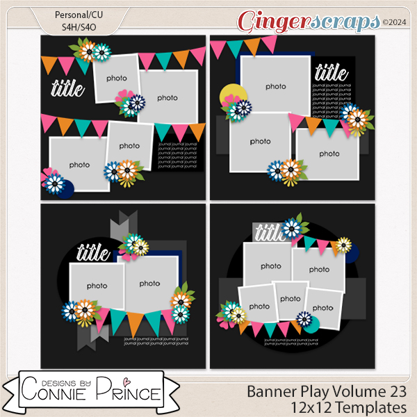 Banner Play Volume 23 - 12x12 Temps (CU Ok) by Connie Prince
