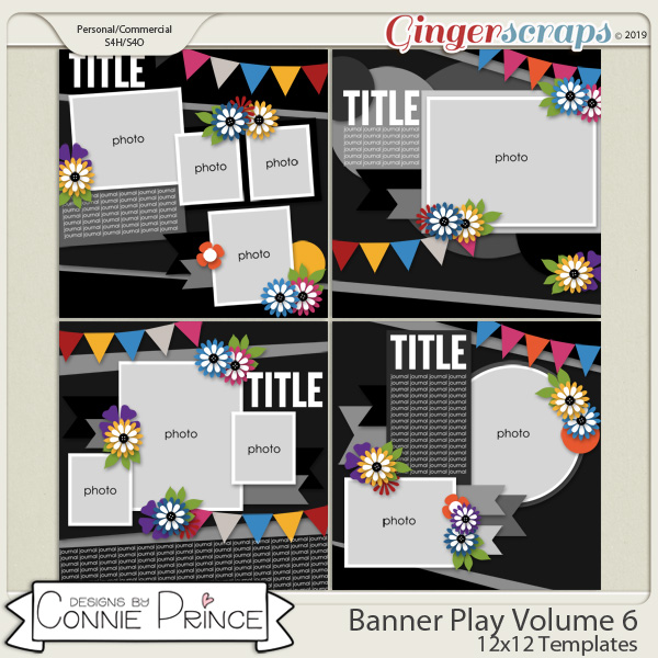 Banner Play Volume 6 - 12x12 Temps (CU Ok) by Connie Prince