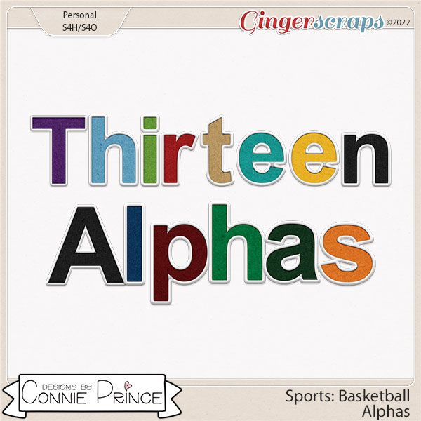 Sports: Basketball  - Alpha Pack AddOn by Connie Prince