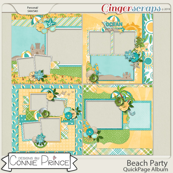 Beach Party - QuickPages by Connie Prince