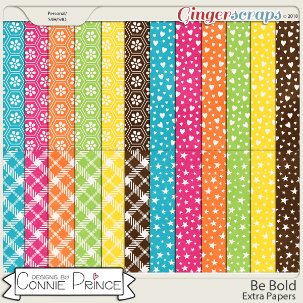 Be Bold - Extra Papers by Connie Prince