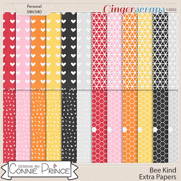 Bee Kind - Extra Papers by Connie Prince