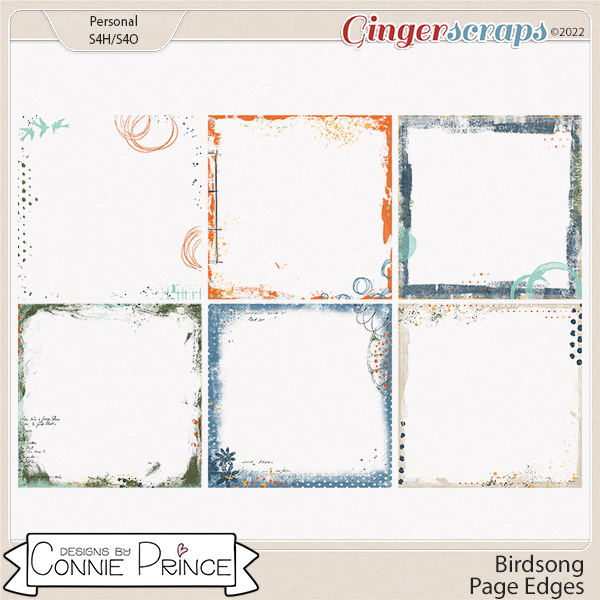 Birdsong - Page Edges by Connie Prince